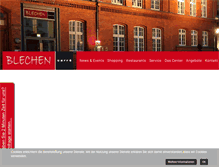 Tablet Screenshot of blechen-carre.de
